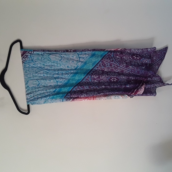 Chicos Medallion Ruched-Sleeve Cardigan with Bonus Scarf 1P - Picture 9 of 14